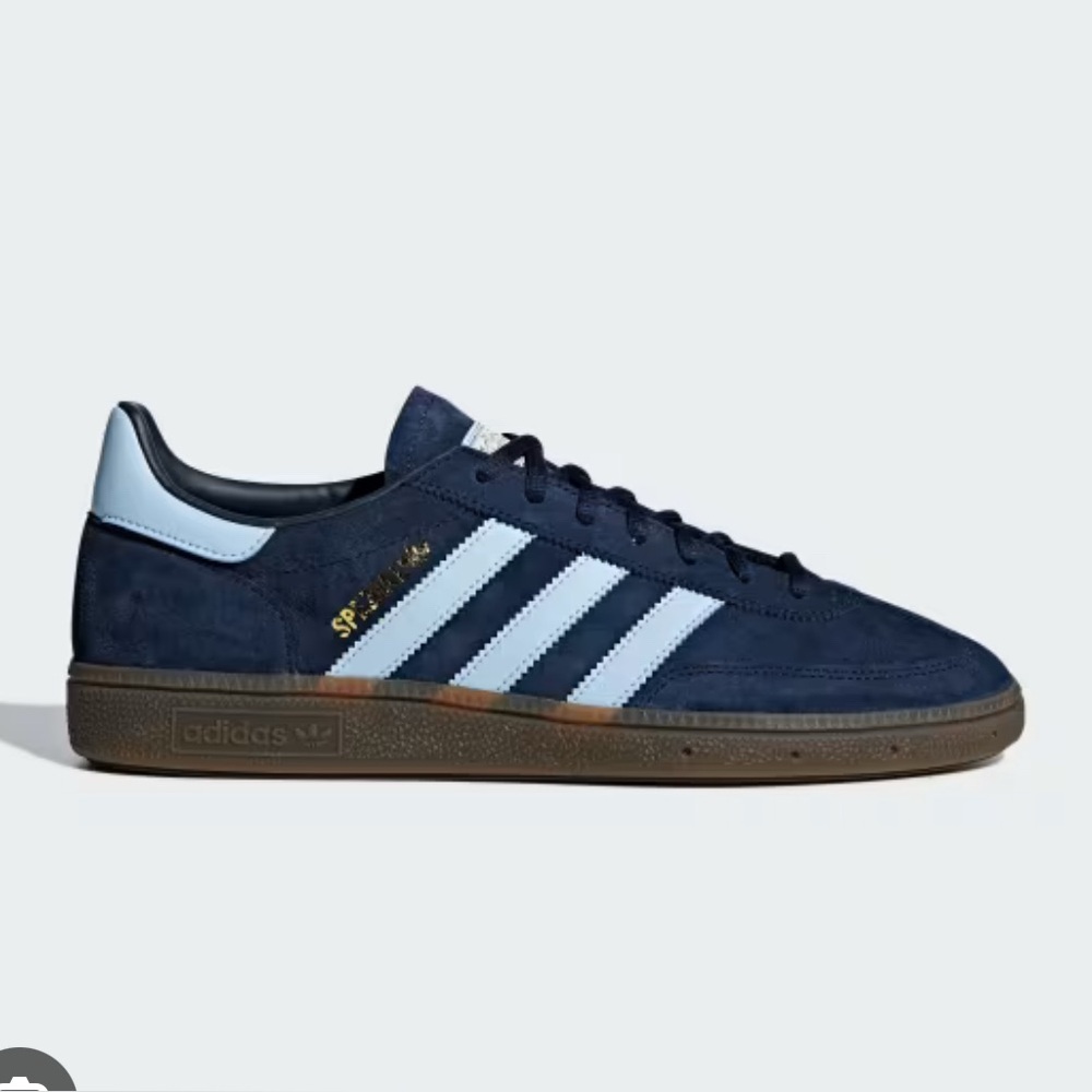 Adidas Men's Dark Blue and Light Blue Sneakers